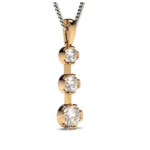 Ischia Rose Diamonds Pendant