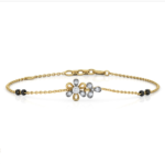 Flower Yellow Gold Diamond Bracelet