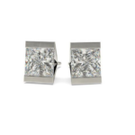 Lecca White Gold Stud Diamond Earring