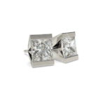 Lecca White Gold Stud Diamond Earring