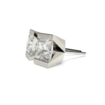 Lecca White Gold Stud Diamond Earring