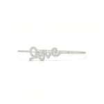 Love White Gold Diamond Bracelet