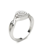 Pisa White Gold Promise Ring