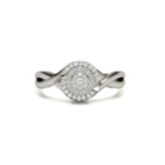 Pisa White Gold Promise Ring