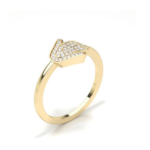 Fatima Hand Yellow Gold Promise Ring