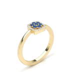 Blue Sapphire Promise Ring