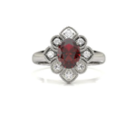 Rimini Ruby & Diamond White Gold Ring