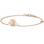 Sun Rose Gold with Diamond Bracelet