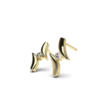 Yellow Gold Diamond Stud Earring