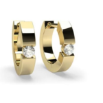 Cermona Yellow Gold 18k Diamond Earring