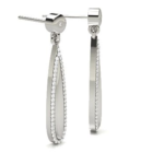 Dangling Stud White Gold 18k Diamond Earring