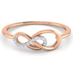 Duo Infinity 18k Rose Gold Diamond Ring