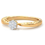 Eve Cluster Rose Gold 18k Diamond Ring