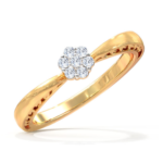 Eve Cluster Rose Gold 18k Diamond Ring