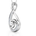 Fiona White Gold 18k Diamond Pendant