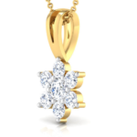 Lucky Star Yellow Gold 18k Diamond Pendant