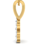 Lucky Star Yellow Gold 18k Diamond Pendant