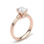 Solitaire Rose Gold Diamond Ring