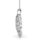 Roxette 18k White Gold Diamond Pendant w/chain