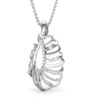 Roxette 18k White Gold Diamond Pendant w/chain