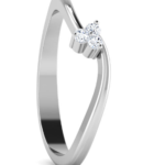 Santi Curb White Gold 18k Diamond Ring