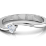 Santi Curb White Gold 18k Diamond Ring