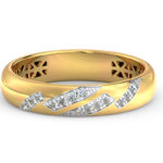 Shaina Band Rose Gold 18k Diamond Ring