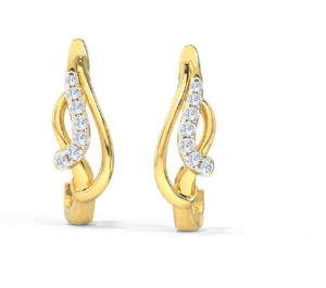 Shaira Yellow Gold 18k Diamond Earring