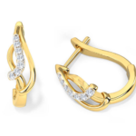 Shaira Yellow Gold 18k Diamond Earring