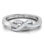 Sheen Infinity 18k White Gold Diamond Ring