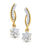 Star Stud Yellow Gold Diamond Earring