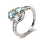 Blue Topaz 925 Ring