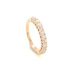 RDD000214001 Half Eternity Rose Gold 18K Diamond Ring