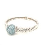 BBD00274 Silver Bracelet Blue Topaz