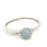 BBD00274 Silver Bracelet Blue Topaz