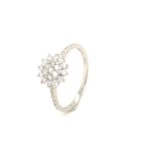 FLWRG02 Rositas White Gold 18k Diamond Ring