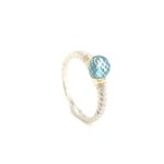 RBD08398 Blue Topaz Ring