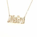 TT-CI-533 MOP Gold Pendant With Chain Gold