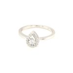 RGW0156016R2-18k White Gold Diamond Ring