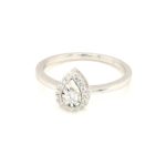 RGW0156016R2-18k White Gold Diamond Ring