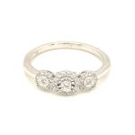 RGW0328059R-18k White Gold Diamond Ring