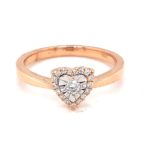 RGWY09022013R 18K Rose Gold Diamond Ring