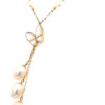 SES183383 18K Gold Pearl Necklace