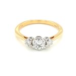 RBKT40713 18K Yellow Gold Diamond Ring