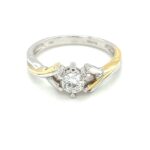 RBKW39402 18K Two-tone Diamond Ring G.3.59 grms