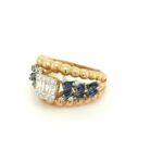 472647 18k Rose Gold Diamond BS Ring