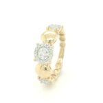 469217 18K Yellow Gold Diamond Ring