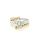 472751 18K Two-tone Diamond Ring